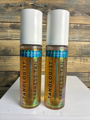 Tanologist Express Tan Self Tan Water Dark (6.76 oz 200 ml) LOT OF 2