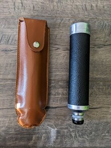 Vintage HERTEL & REUSS  KASSEL 15x-40x Coated OPTICSe with Leather Case