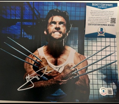 #ad #ad X Men 1 Hugh Jackman Signed 8x10 AUTOGRAPH Beckett BGS Auto Wolverine picture X1 $188.88