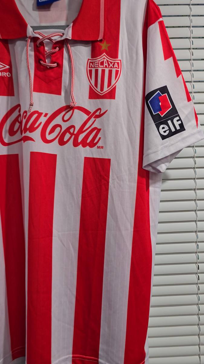 RAYOS DE NECAXA 95/96 Home - Champion - ALEX AGUINAGA # 7 - XL