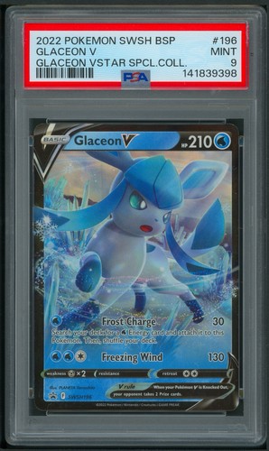 Glaceon V graded PSA 9 for sale on eBay