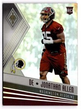 2017 Panini Phoenix Refractor - Jonathan Allen Rookie Card #149 Commanders . rookie card picture