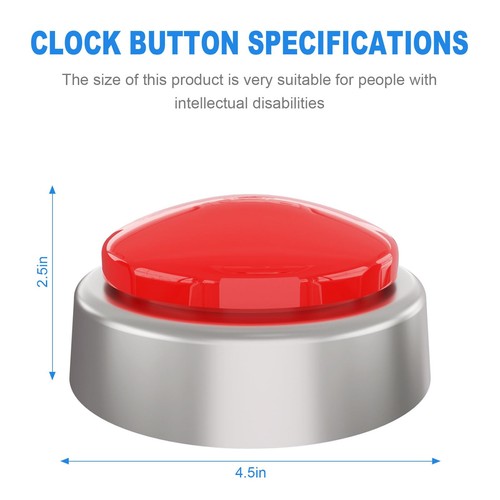 Large Talking Clock for Visually impaired- Telling Time, Date and Week ...