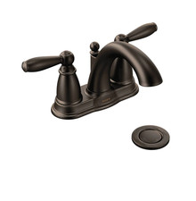 Moen 6610ORB Brantford Bathroom Faucet with Pop-Up Drain