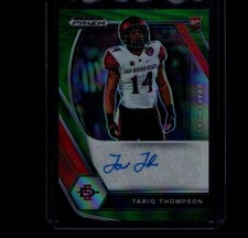 2021 Panini Prizm Draft Picks - Tariq Thompson #DPA-TTH Green Prizm (AU, RC)