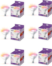 Smart 120W PAR38 LED Bulbs - Wi-Fi  Voice Control - Pack of 6
