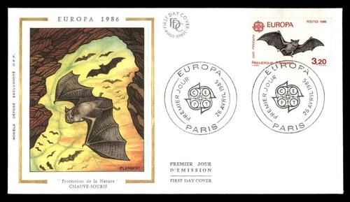 Mayfairstamps France FDC 1986 Bat Europa First Day Cover aaw_27951