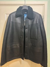 PS Paul Smith Shearling Sheepskin Jacket XL Black BNWT