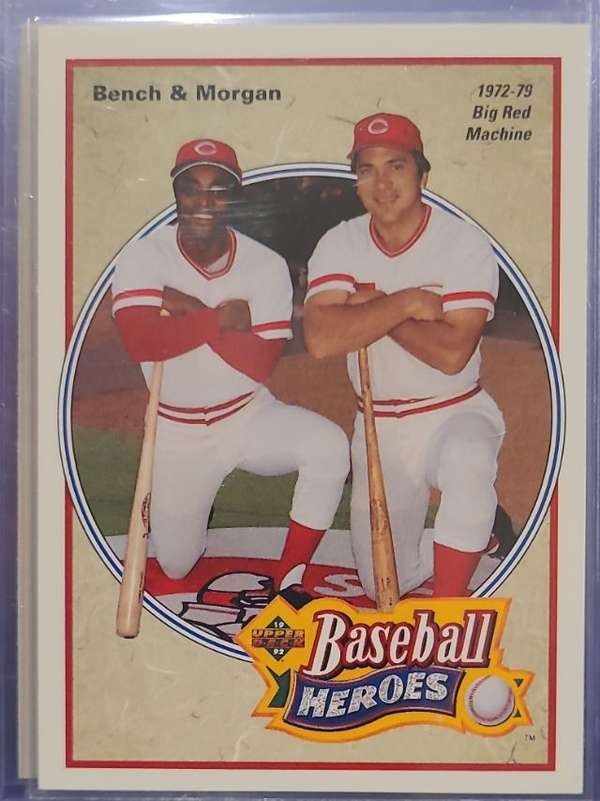 1992 Upper Deck - Baseball Heroes: Johnny Bench and Joe Morgan #43