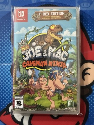 New Joe and Mac: Caveman Edition - T-Rex Edition - Nintendo Switch