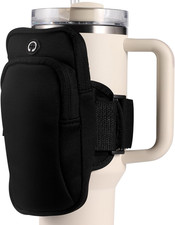 Gym Water Bottle Pouch, Double Layer Water Bottle Holder Water Bottle Sleeve Bag