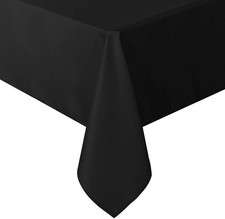 Rectangle Tablecloth 60x84 Inch Polyester Stain Wrinkle Resistant Washable