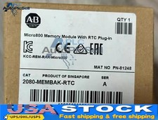 1PCS Allen Bradley 2080-MEMBAK-RTC Memory Module With RTC Plug-In Factory Sealed