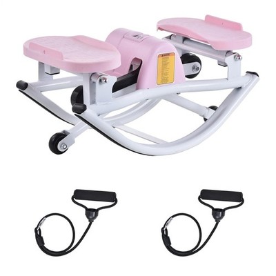 Rock Stepper for Home Workout, Side-to-Side Stepper Machine for Apartment/Gym