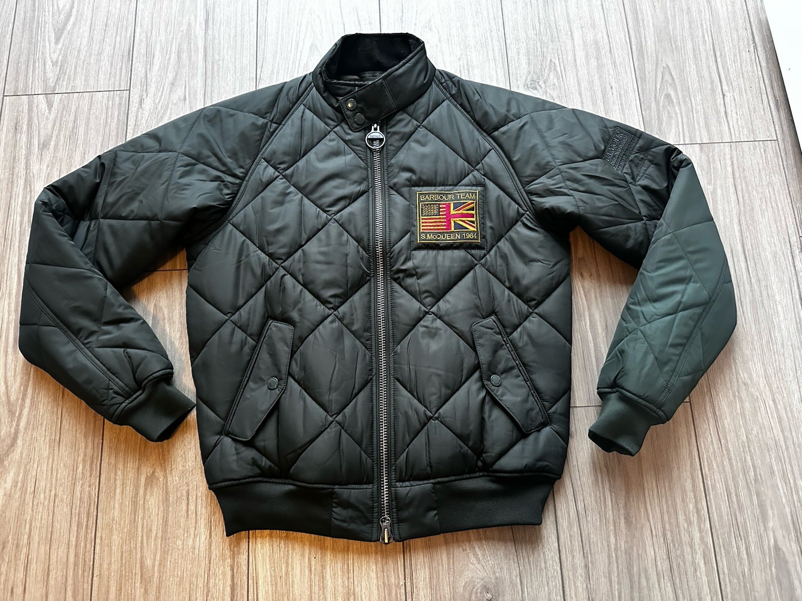 Chaqueta Mercante Acolchada Barbour International Steve McQueen Mediana Nueva sin Etiquetas