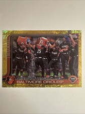 2025 Topps Series 1 Baltimore Orioles #170 Gold Sandglitter /50 - TCCCX