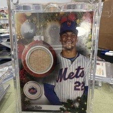2025 Topps Holiday Juan Soto Relic PR-JS New York Mets Baseball