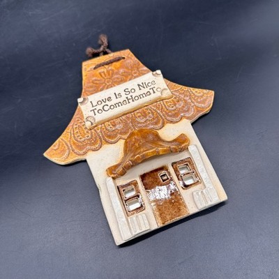 Vintage House Wall Decor Love Is So Nice To Come Home To Rustic Housewarming