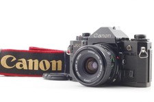  Near MINT w/ Strap Canon A-1 35mm Film Camera New FD NFD 28mm F/2.8 Lens JAPAN