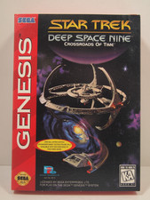 Star Trek Deep Space Nine Crossroads of Time SEGA Genesis Authentic BOX ONLY