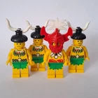 Lego Minifigure - 4 Pirate Islander Figures inc King Kahuka