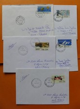 Spanien Automatenmarken      5 ATM  Belege    (2)