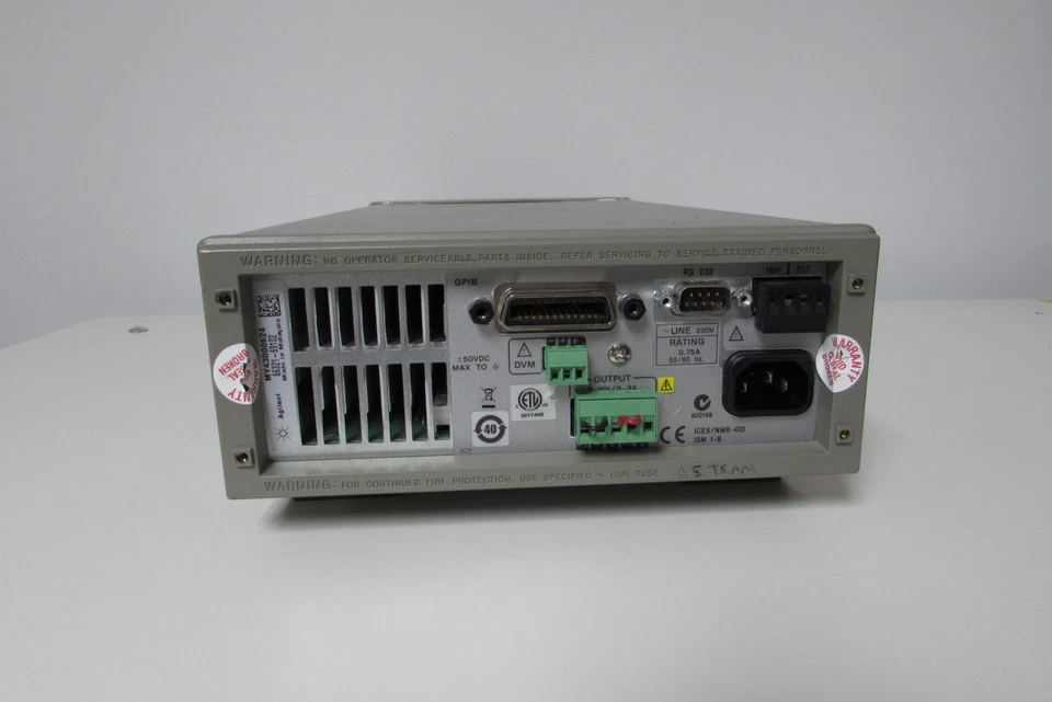 Agilent 66321D Mobile Communications DC Source, 0-15V, 0-3A, 5A Peak - Image 3 of 3