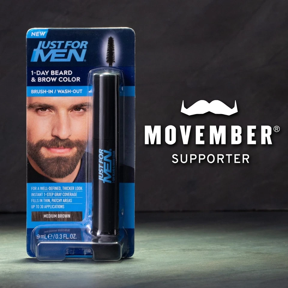 Color de barba y cejas - 30 aplicaciones, marrón medio Foto 4 de 4