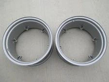 2 WHEEL RIMS 12X24 FOR MASSEY FERGUSON MF INDUSTRIAL 20 202 203 204 205 20C 20D
