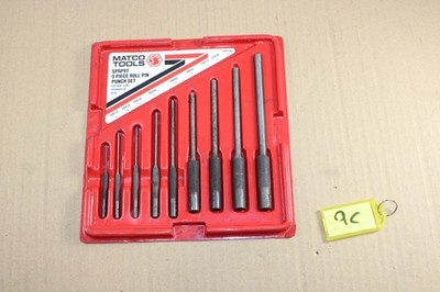 Matco Tools 9pc Roll Pin Punch Set in Tray SPRP9T