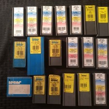 Iscar Carbide Milling Cutter Inserts Bulk Lot of NOS Open Box and some USED