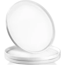 12 Ceramic Serving Trays, 3 Packs Round Serving Platters, Platters for Servin...