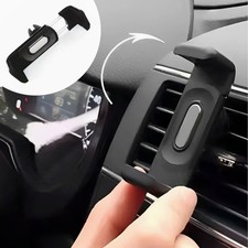 Universal Car Air Vent Phone Holder 360  Rotatable Mount   Black Plastic, 7x2.5