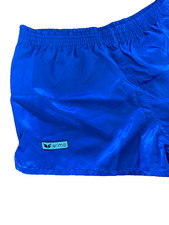 ERIMA Vintage Nylon Glanz Shorts Gr. M D6 blau Sprinter Shiny 90s Gay 53