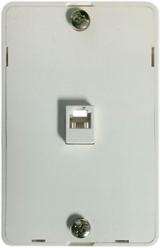 Network Wiring Wall Plate Telephone Stud Phone Hanger RJ11 Screw Terminal 74212B - Picture 2 of 5