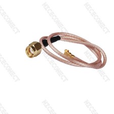 25cm RP-SMA Male  Female Pin  to IPX/u.fl Pigtail Cable RG178 for WiFi Antenna