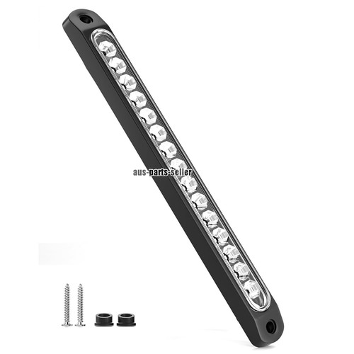 2X 10" 15 LED Reverse Backup Tail Light Bar Strip White Side Marker Lights DRL - Picture 7 of 9