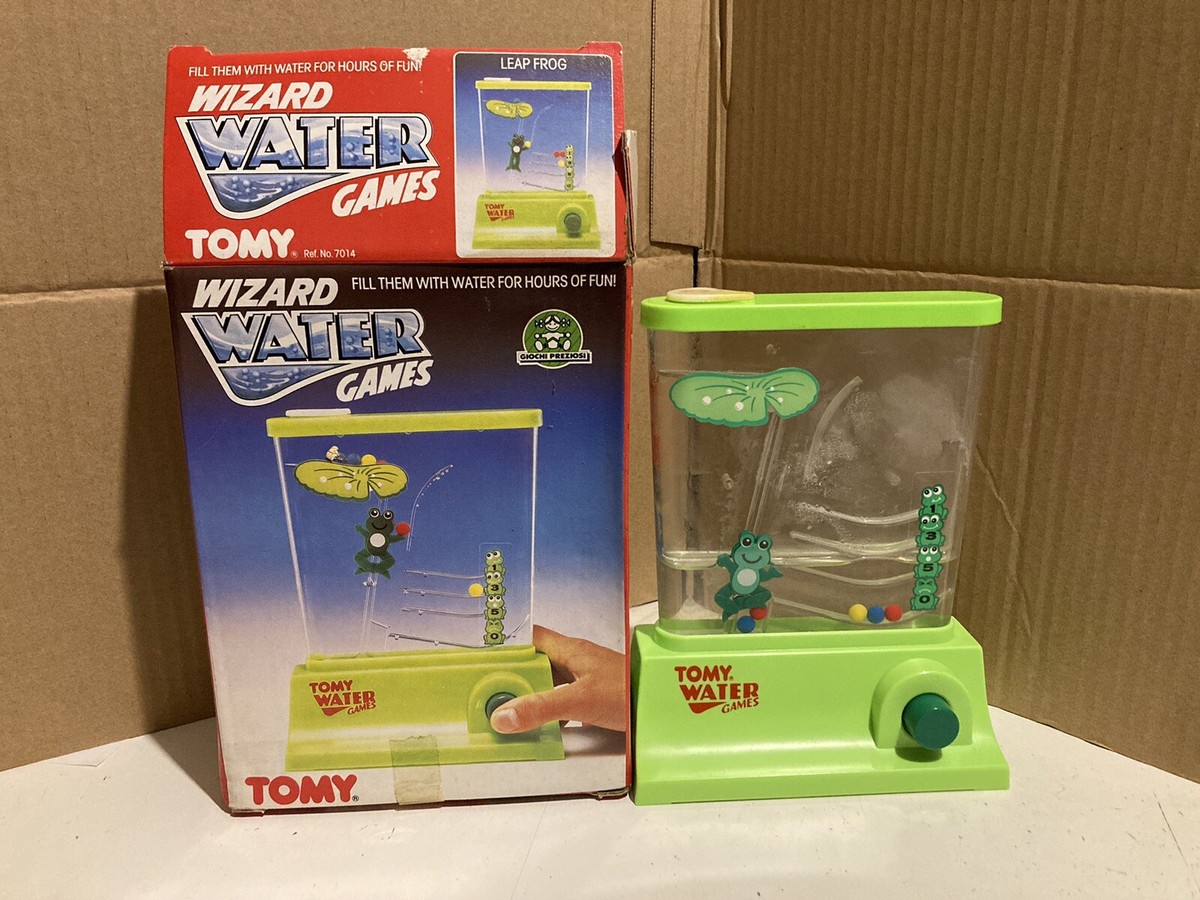 TOMY WATER GAMES LEAP FROG WHOOSHERS GIOCHI PREZIOSI ANNI 70/80