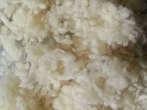 Schurwollkügelchen aus 100 % Schafschurwolle, natur, 1kg, fein, Schafschurwolle - Bild 1 von 1