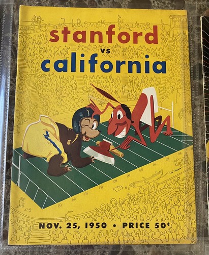 Lot Stanford VS California Football Game Programs The “Big Game” -All 1940-1959 - Picture 9 of 24