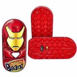 Mighty Beanz Iron Man Tin New 10 Series 1 Target Exclusive With 2 Marvel Beanz Ebay