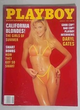 vintage PLAYBOY MAGAZINE August 1991 Centerfold