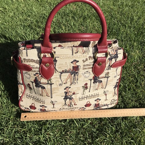 Signare Multi Color Authentic Designer Signed Large Shoulder Cottage-core Bag - Picture 15 of 16