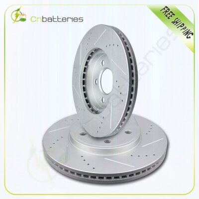Front Brake Discs Rotors For Lincoln Town Car Marquis Ford Crown Victoria