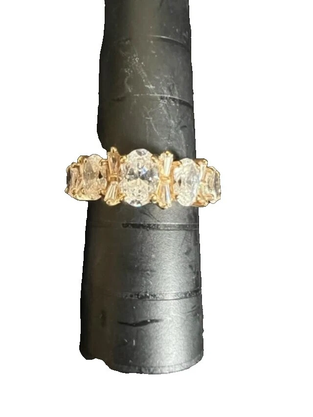 Anillos de Moda Anillo Diamonique Piedra 7