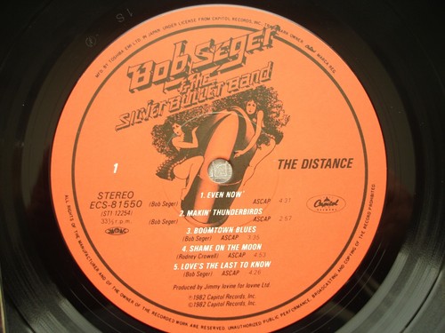 Bob Seger & The Silver Bullet Band ~ The Distance ~ IMPORT LP ECS-81550 - Picture 7 of 12