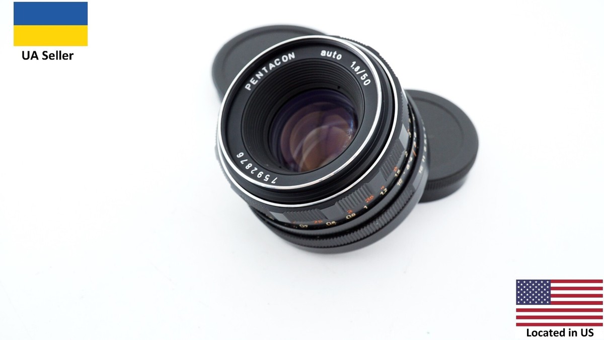 Vintage black PENTACON auto M42 mount good German