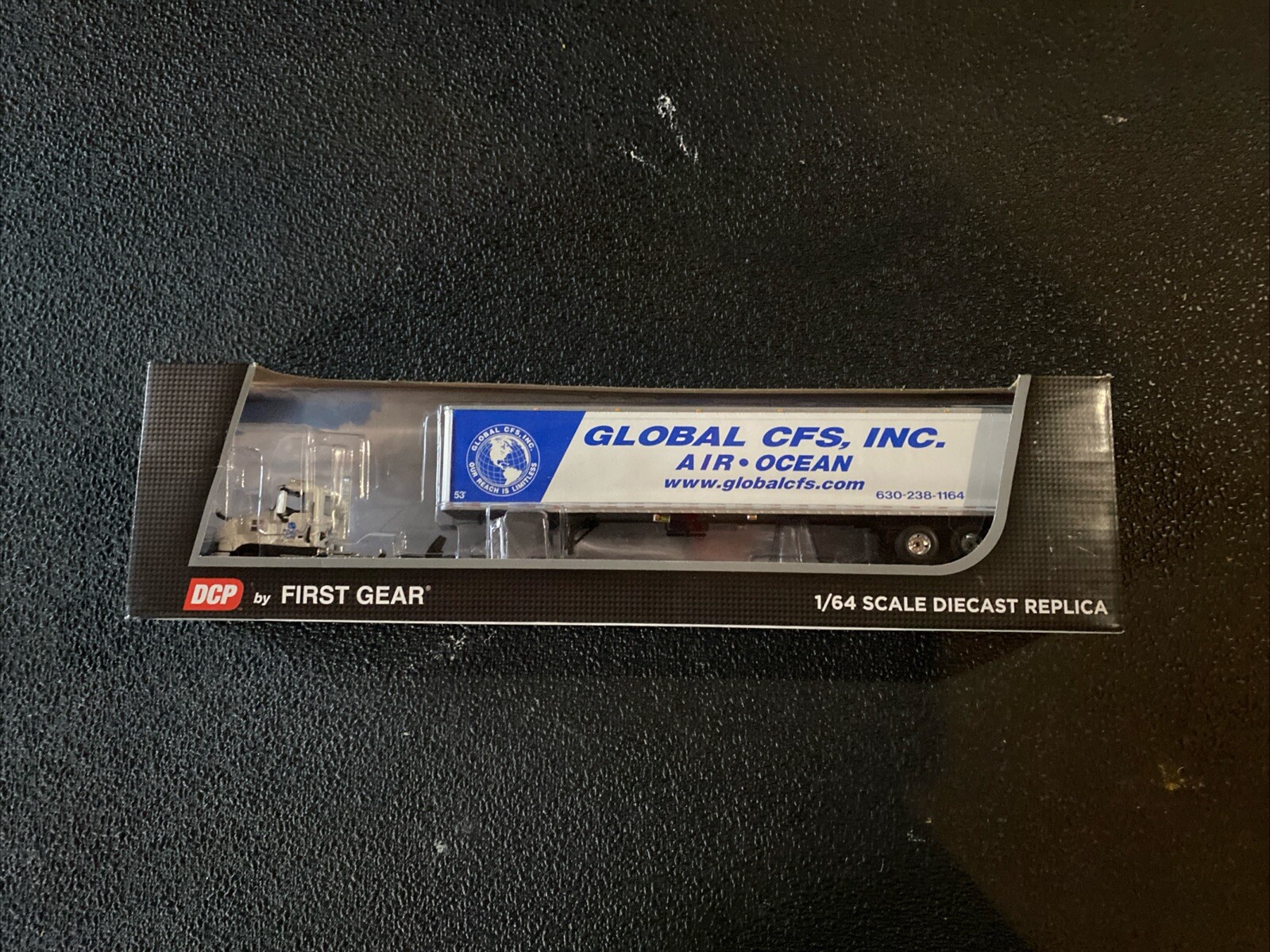 DCP by First Gear 60-0821 Global CFS, INC. 1:64 Mack Anthem & Dry Goods Trailer