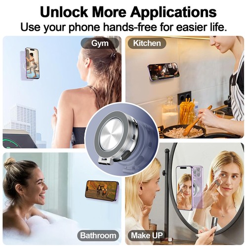 Wireless Electric Vacuum Magnetic Suction Car Phone Mount 360° Phone Holder USA* - Picture 7 of 12