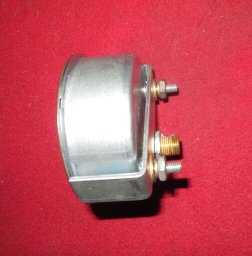 Vintage Stewart Warner 2 5/8" 0 - 150 PSI oil pressure gauge curved glass smooth - Foto 6 di 7